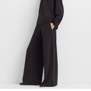 Club Monaco black wide leg knit pants